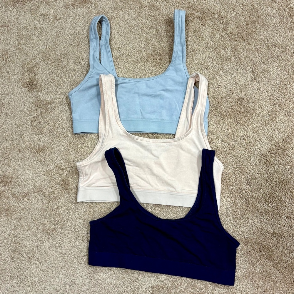 Old Navy Cotton Bralettes (EUC)